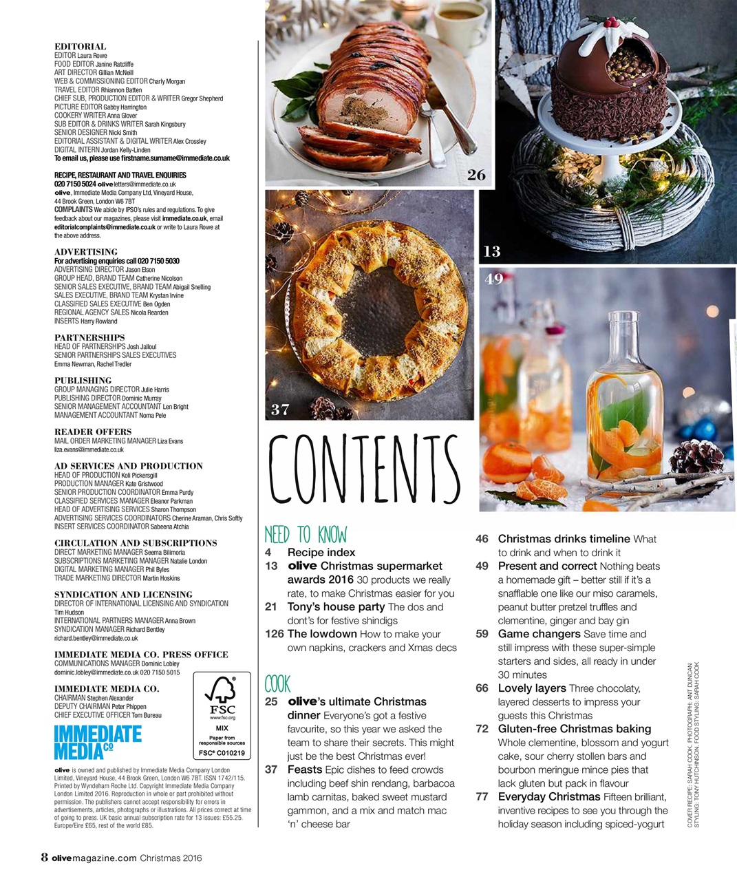 Olive Magazine Preview Pages