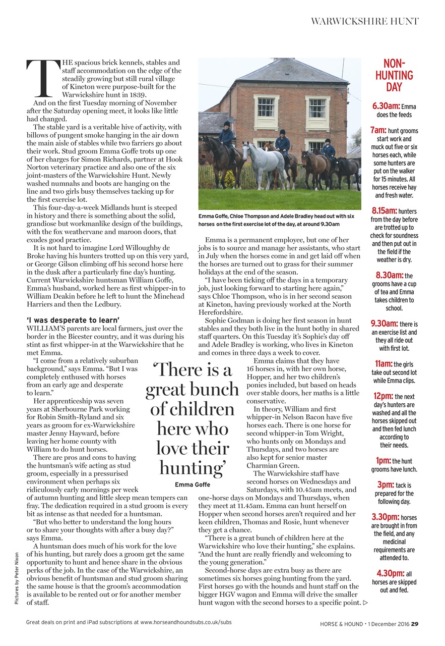 Horse & Hound Preview Pages