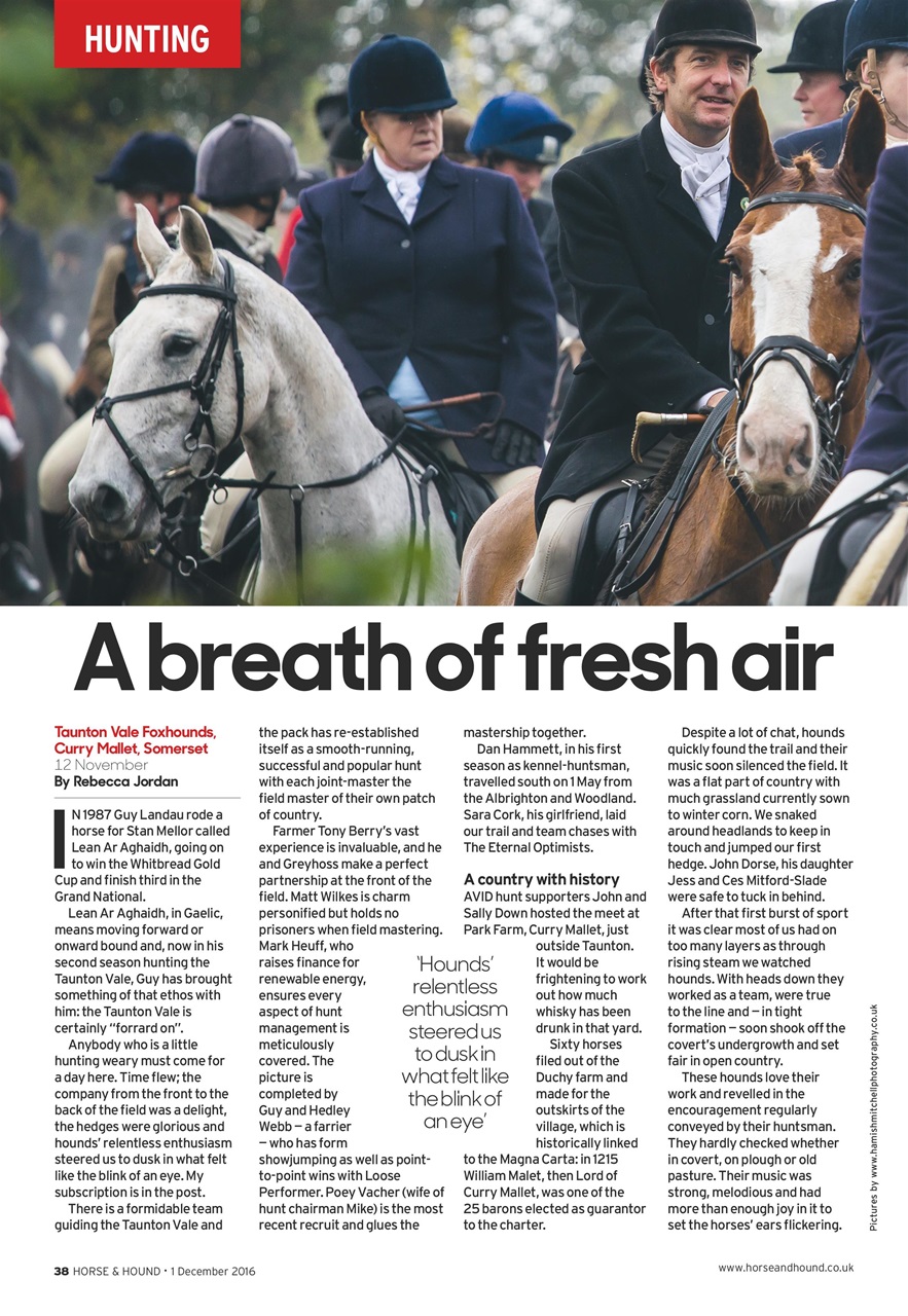Horse & Hound Preview Pages