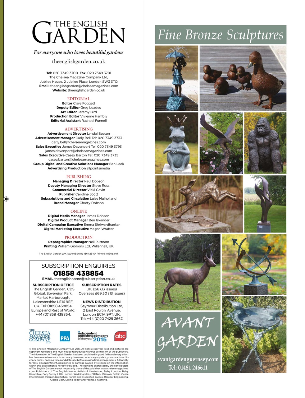 The English Garden Preview Pages