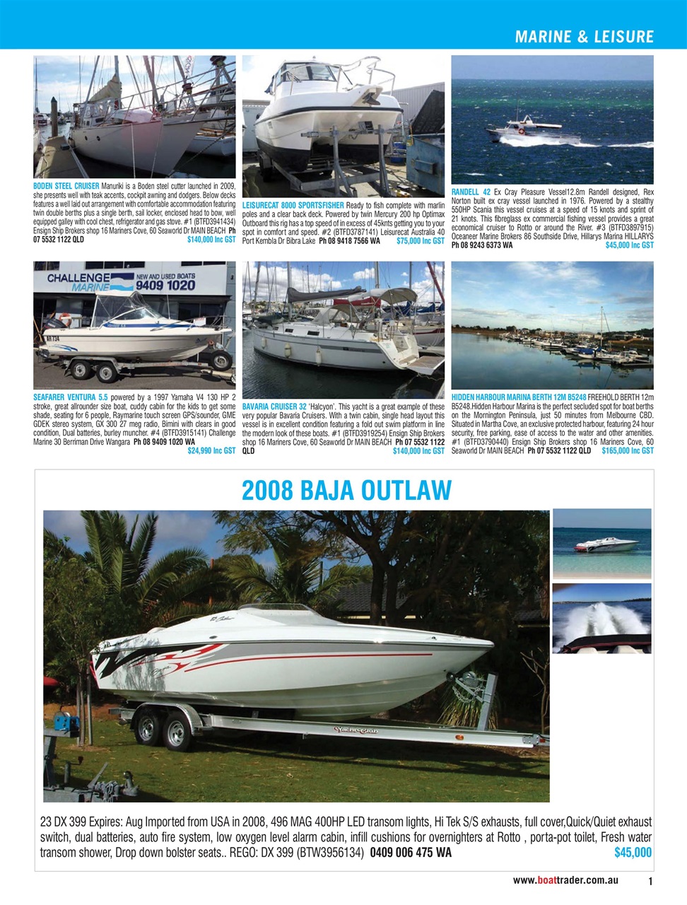 Boat Trader Australia Preview Pages