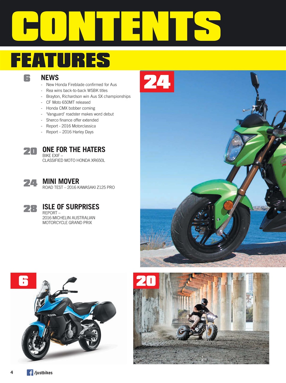 JUST BIKES Preview Pages