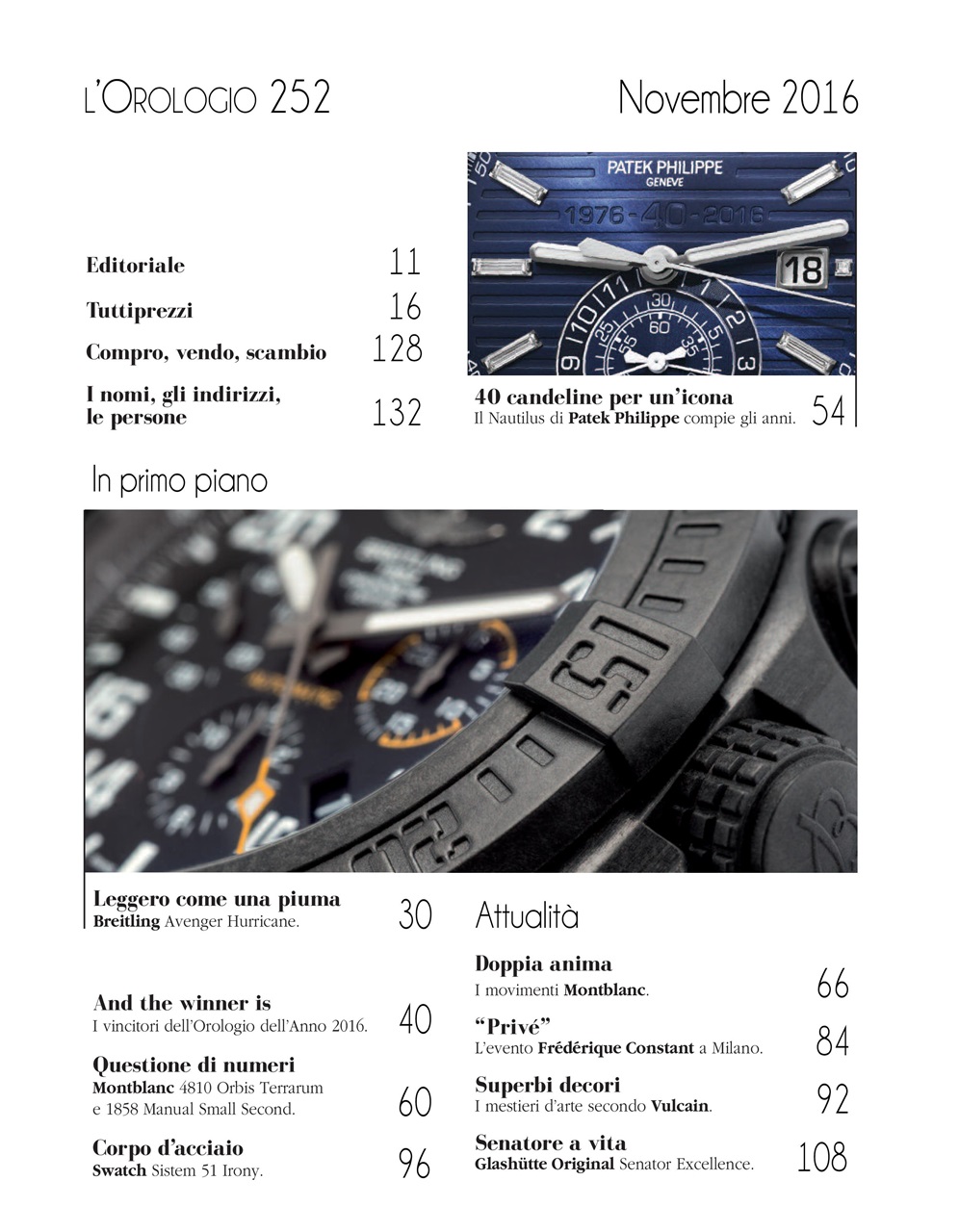 L'Orologio Preview Pages