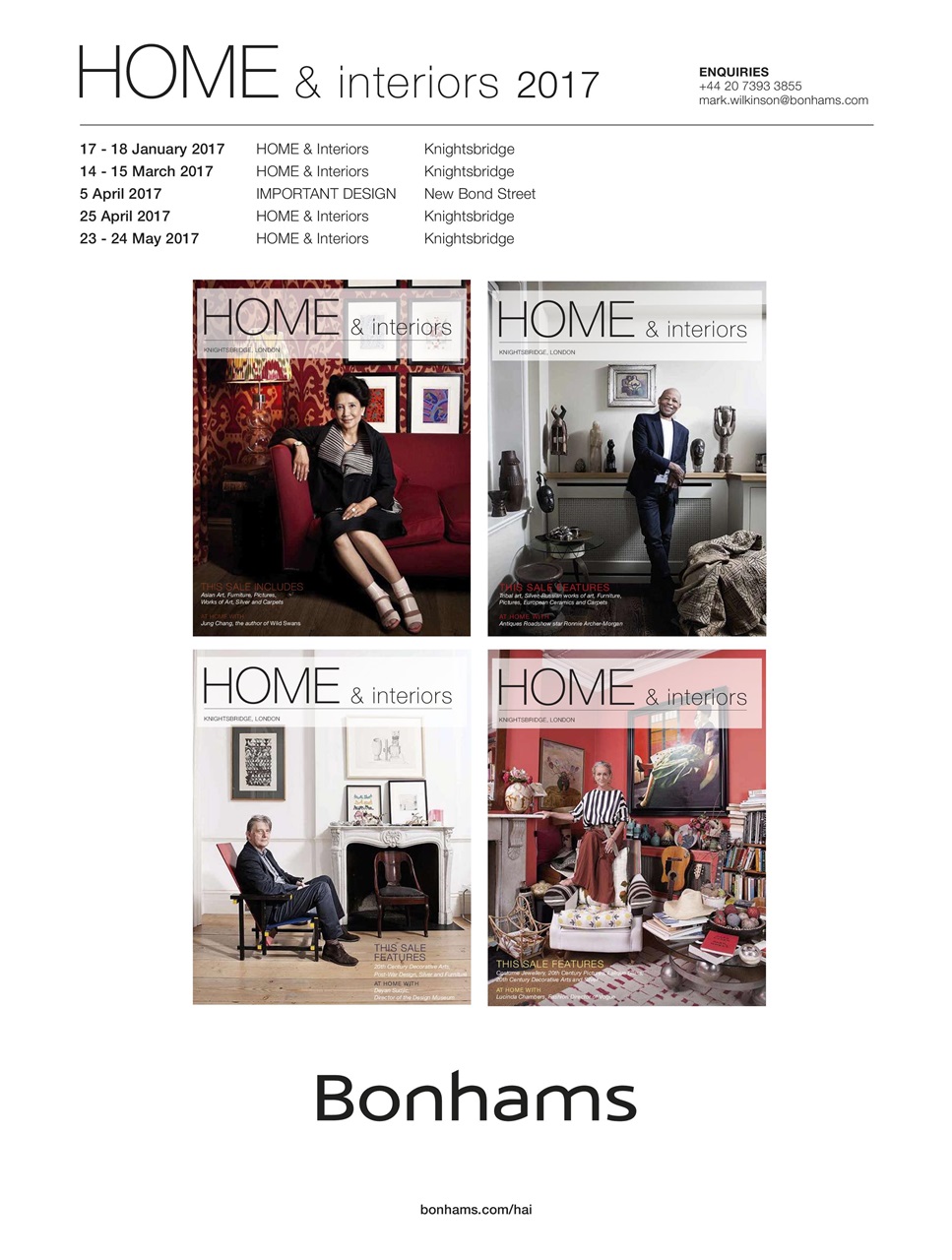 Homes & Antiques Magazine Preview Pages