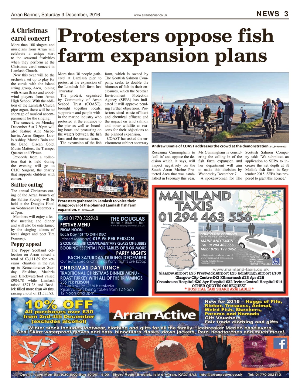 Arran Banner Preview Pages