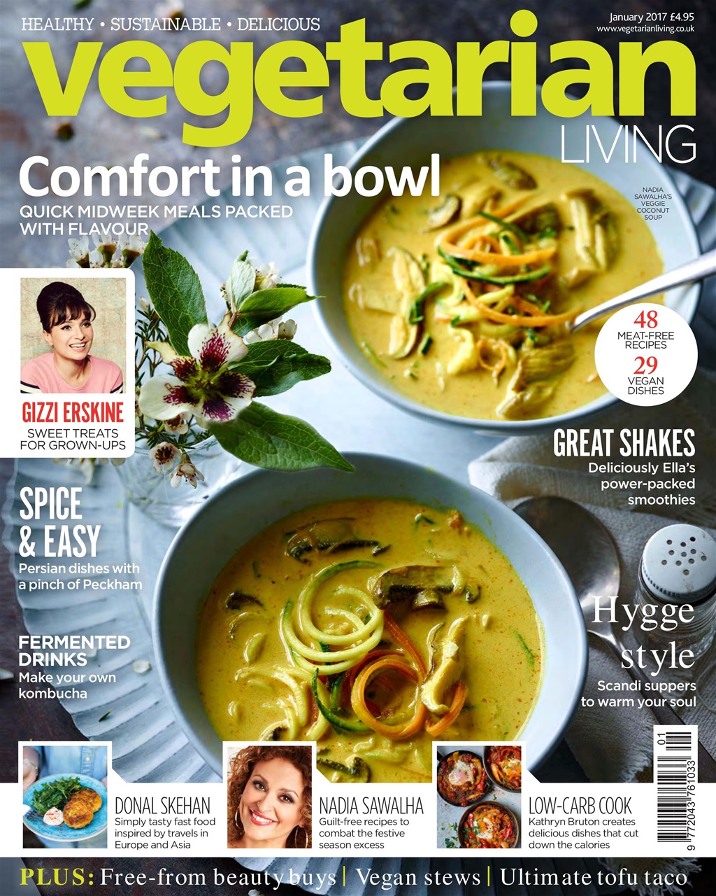 Vegetarian Living Preview Pages