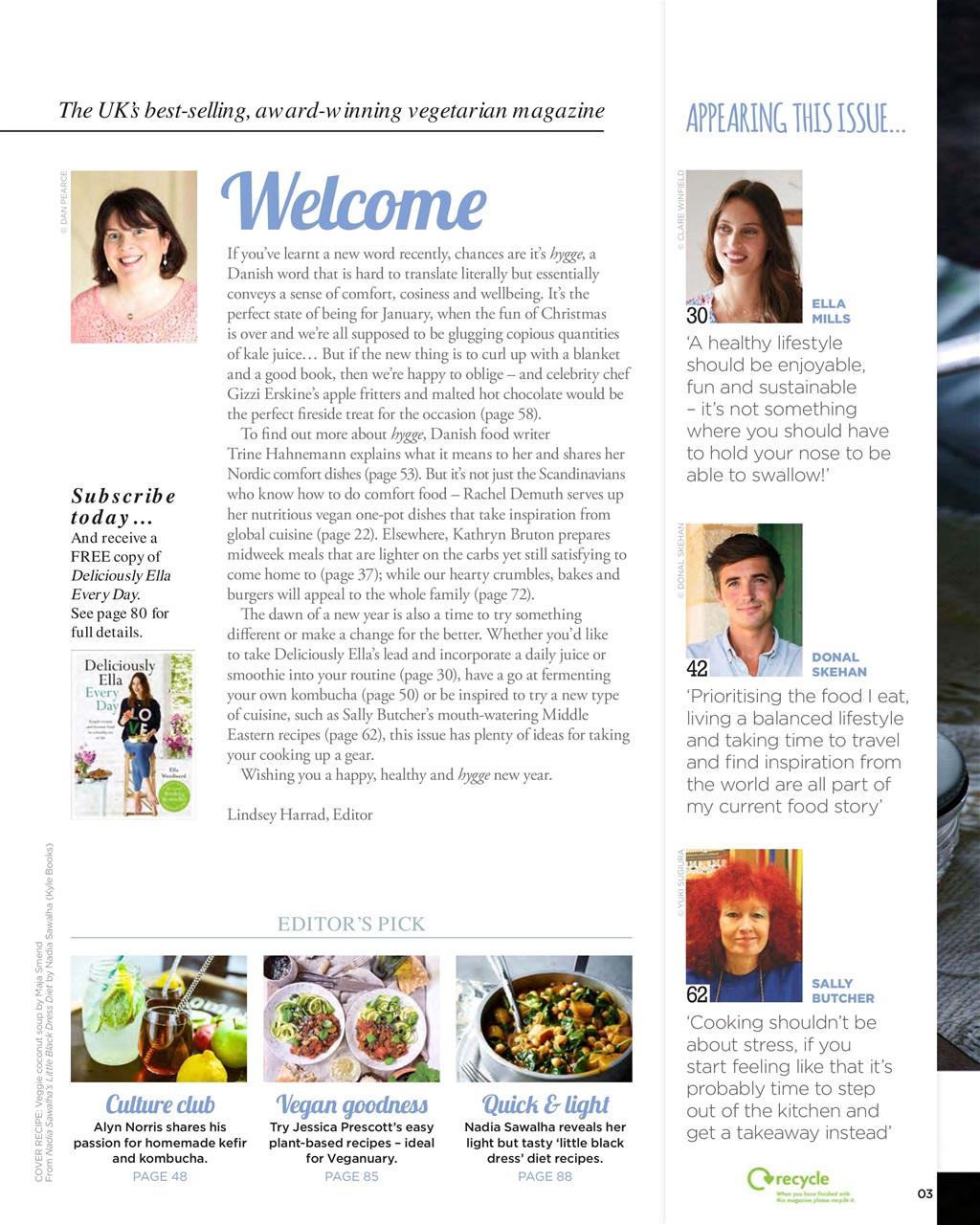 Vegetarian Living Preview Pages