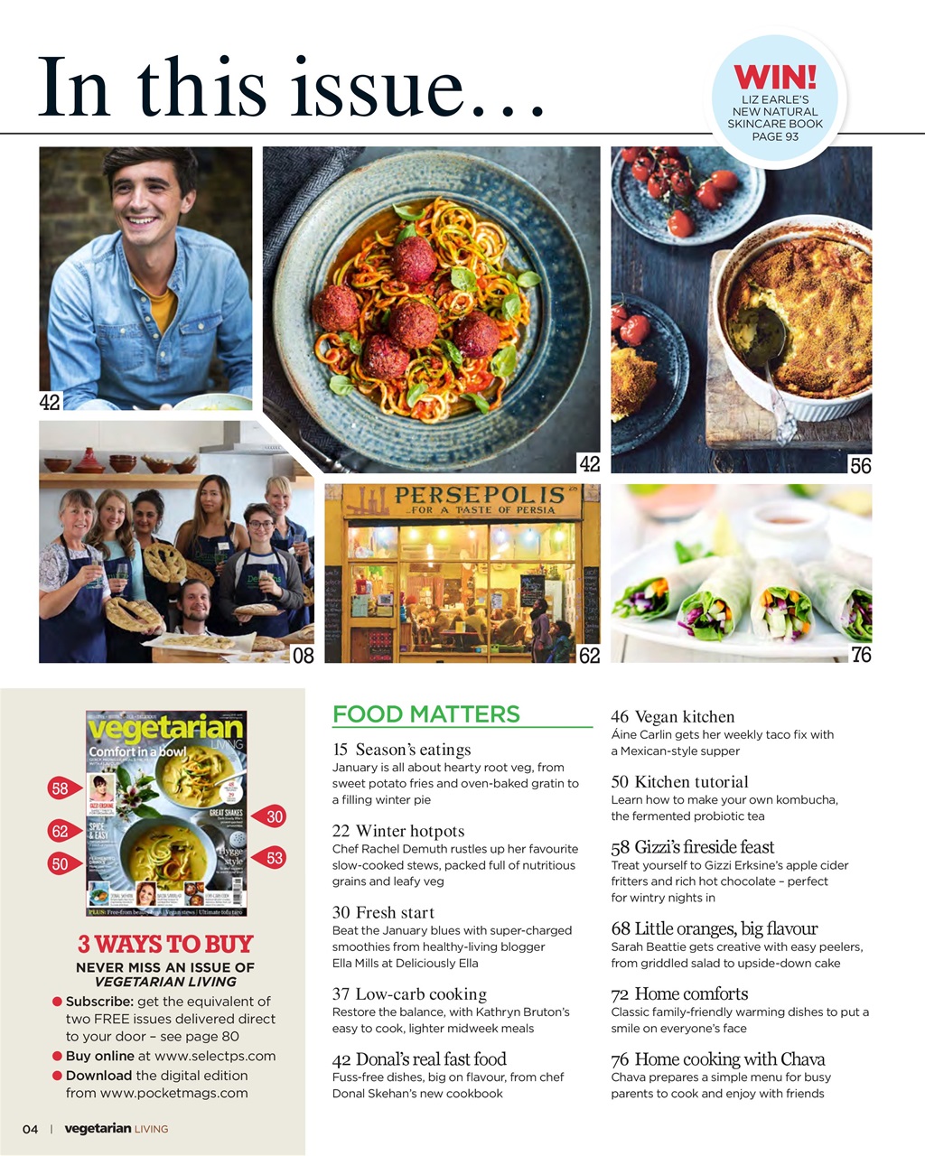 Vegetarian Living Preview Pages