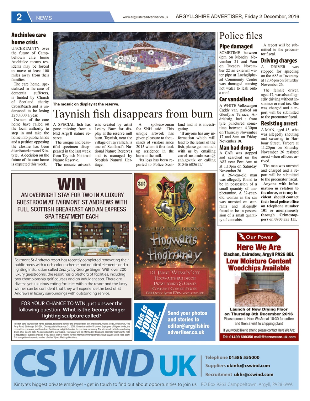 Argyllshire Advertiser Preview Pages