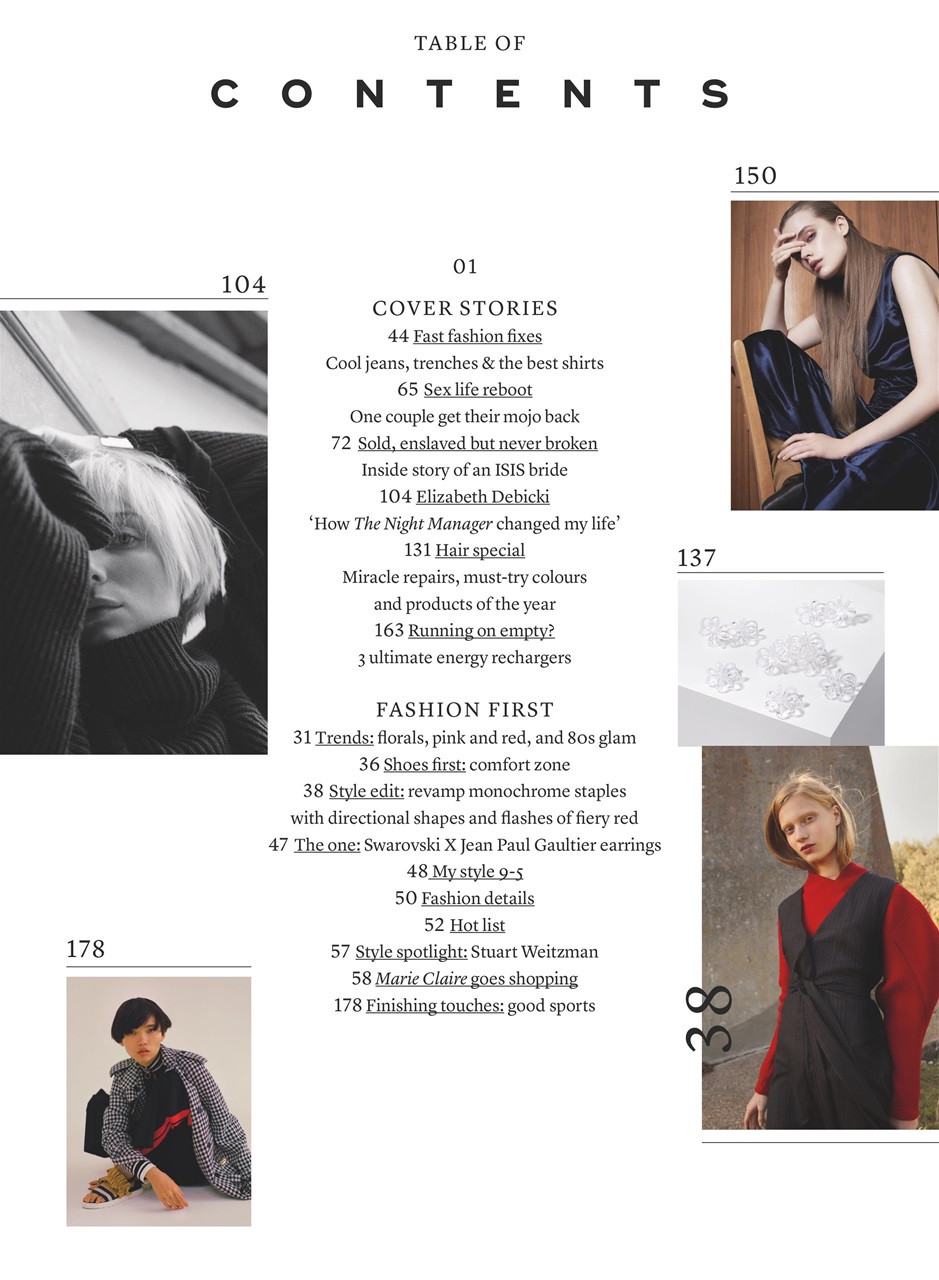 Marie Claire Preview Pages