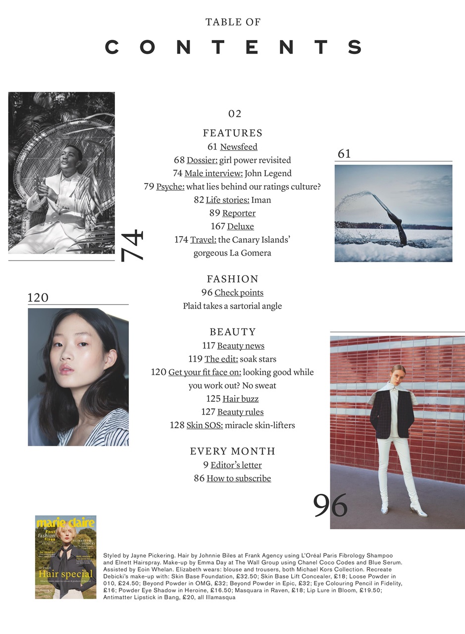 Marie Claire Preview Pages