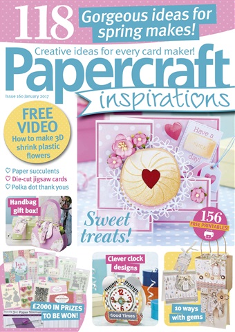 Papercraft Inspirations issue January 2017