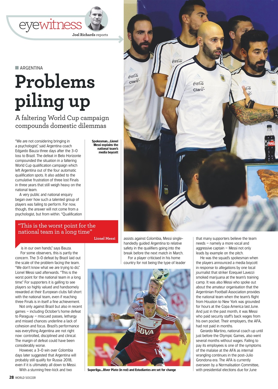 World Soccer Preview Pages