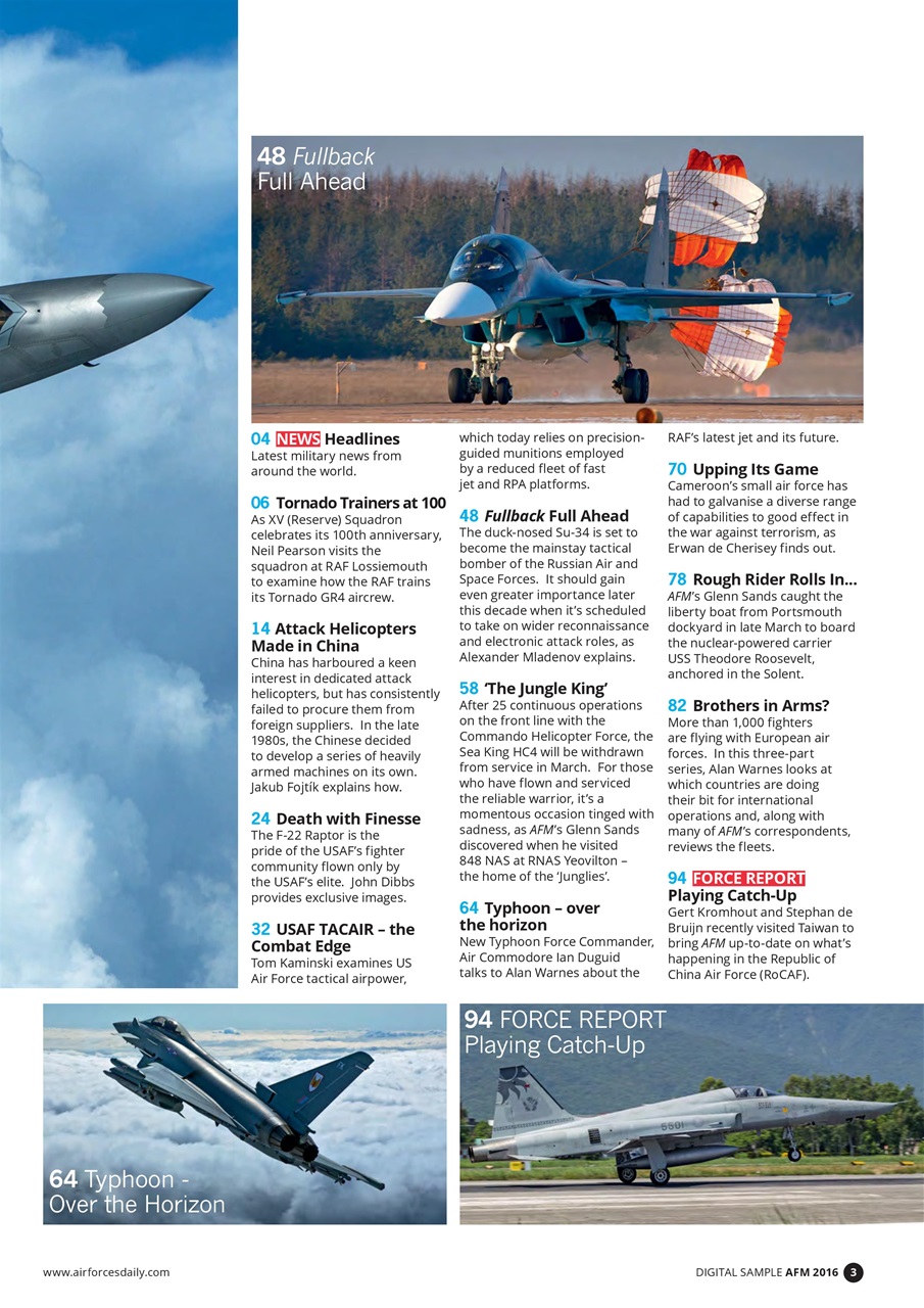AirForces Monthly Preview Pages