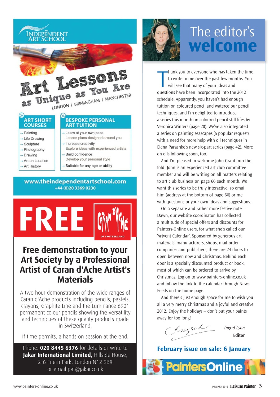 Leisure Painter & The Artist Preview Pages