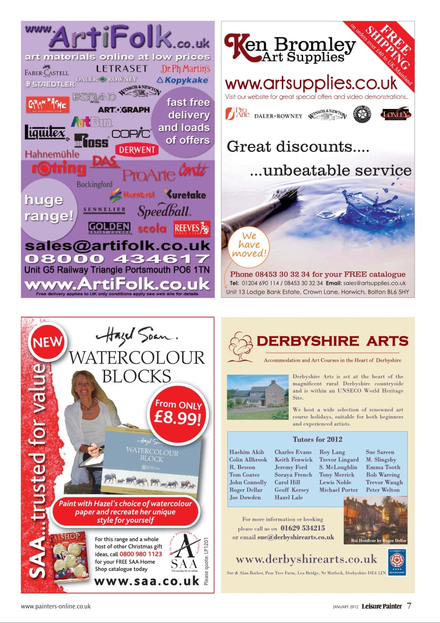 Leisure Painter & The Artist Preview Pages