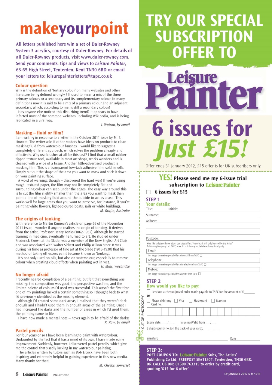 Leisure Painter & The Artist Preview Pages