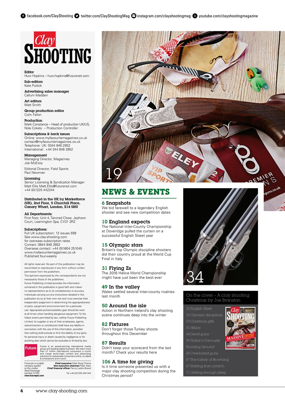 Clay Shooting Preview Pages