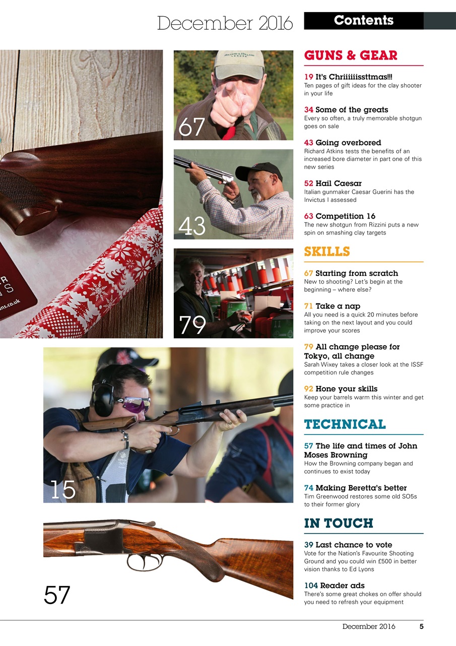 Clay Shooting Preview Pages