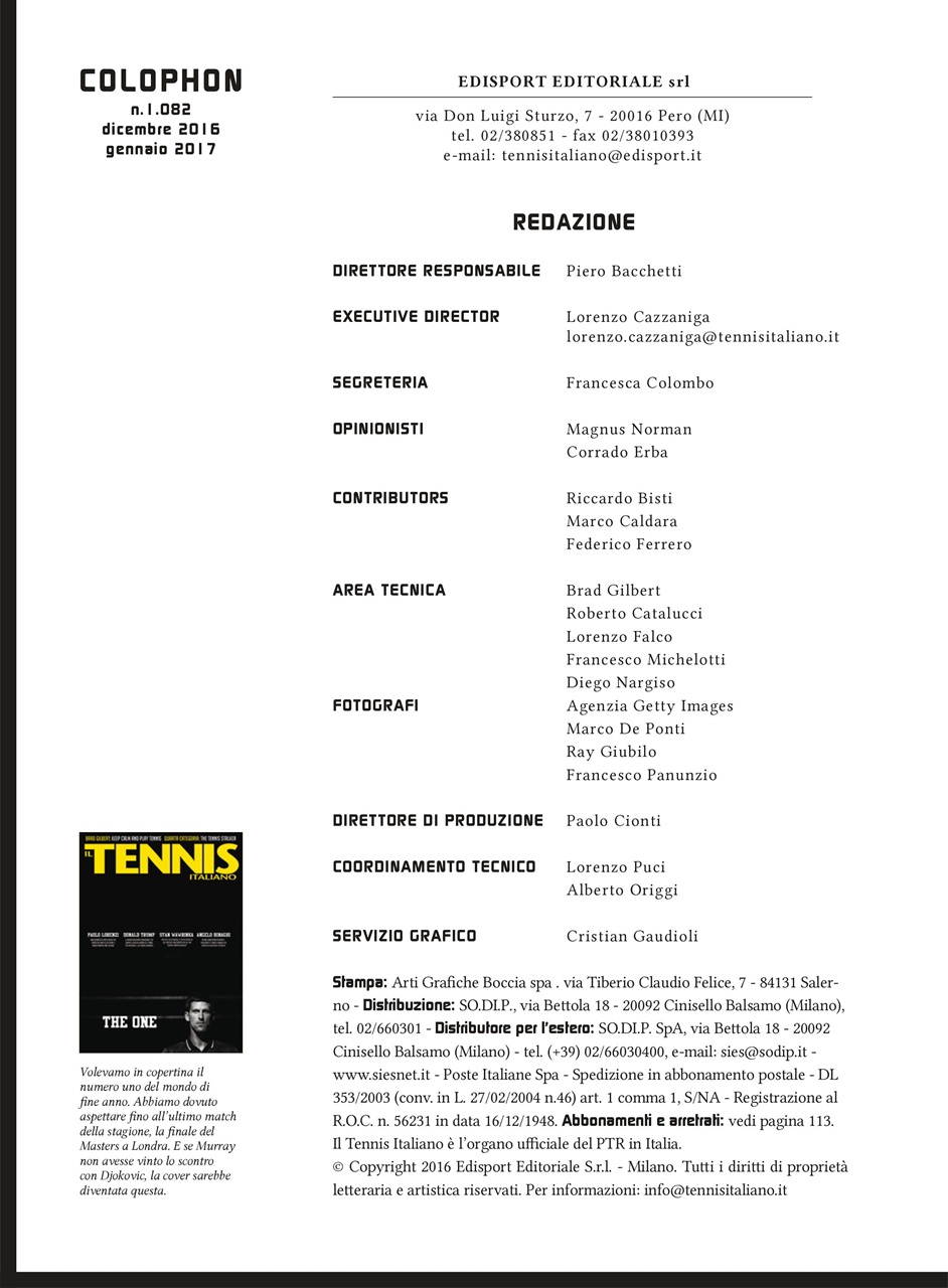 Il Tennis Italiano Preview Pages