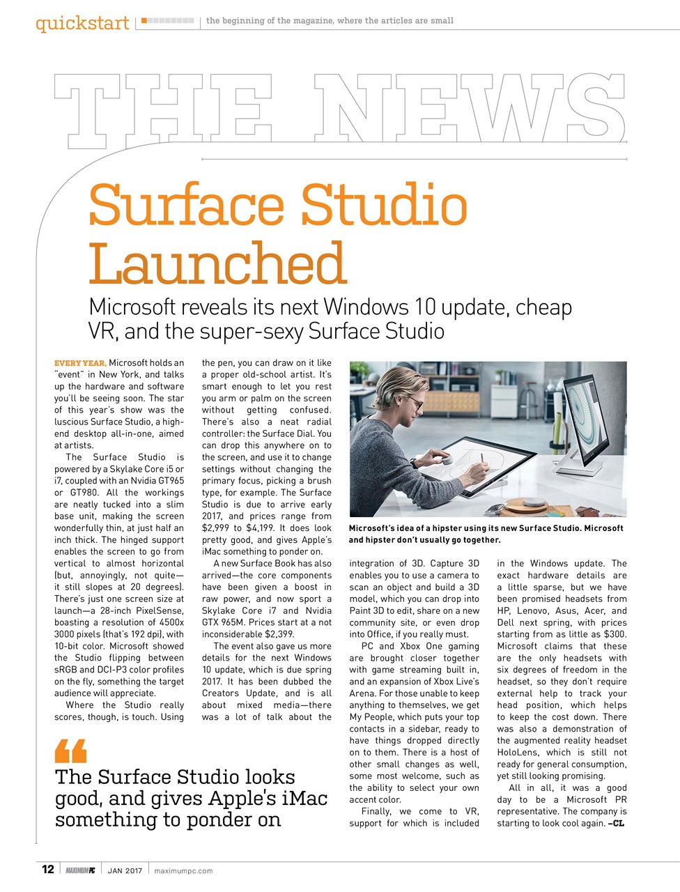 Maximum PC Preview Pages