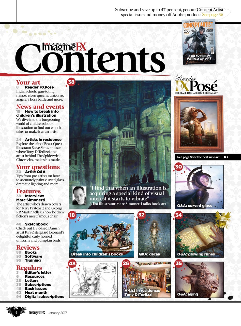 ImagineFX Preview Pages