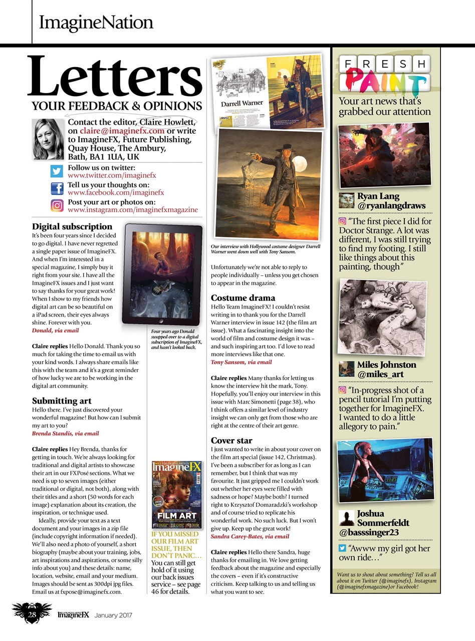 ImagineFX Preview Pages