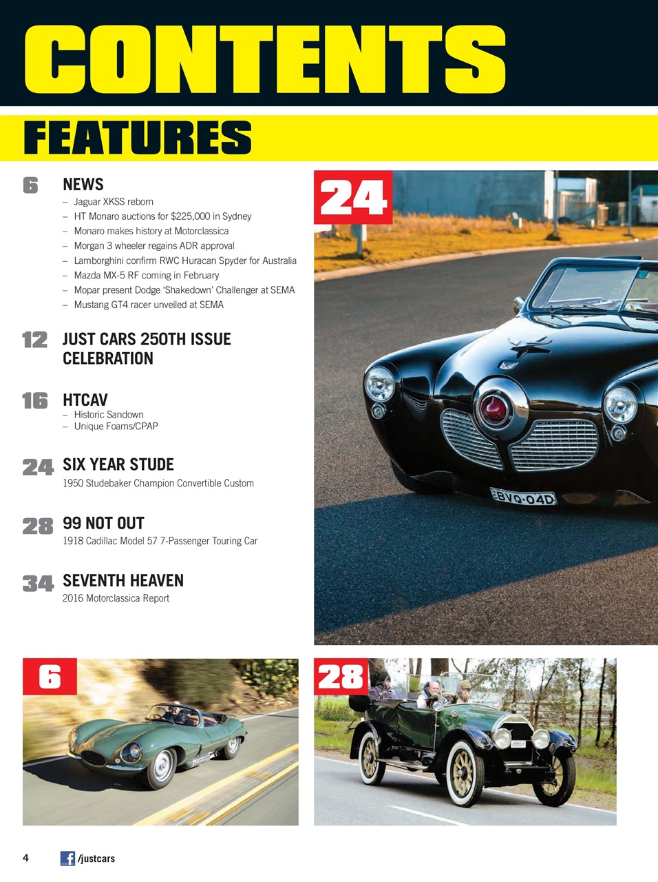 JUST CARS Preview Pages