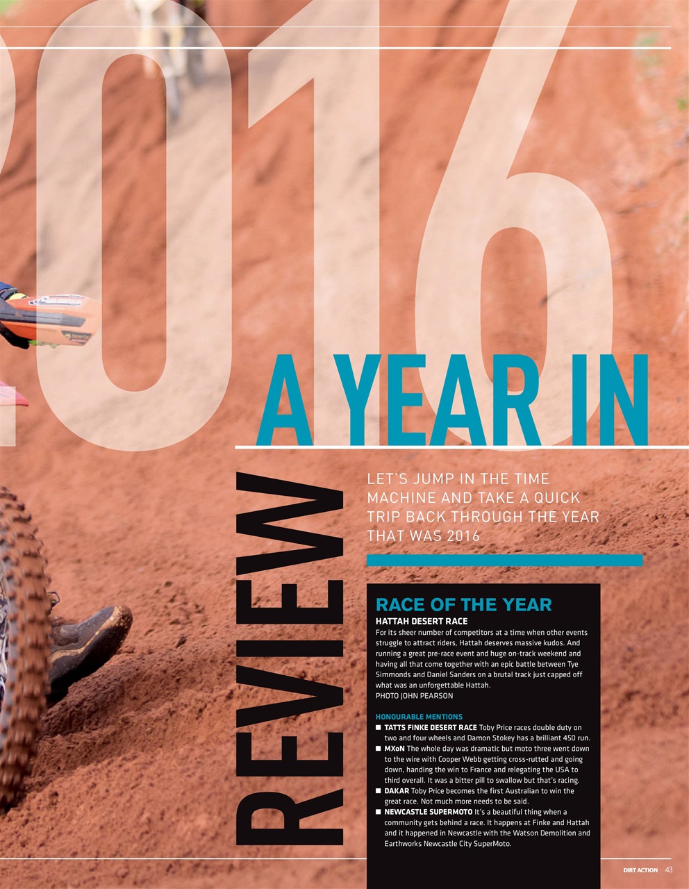 Dirt Action Preview Pages