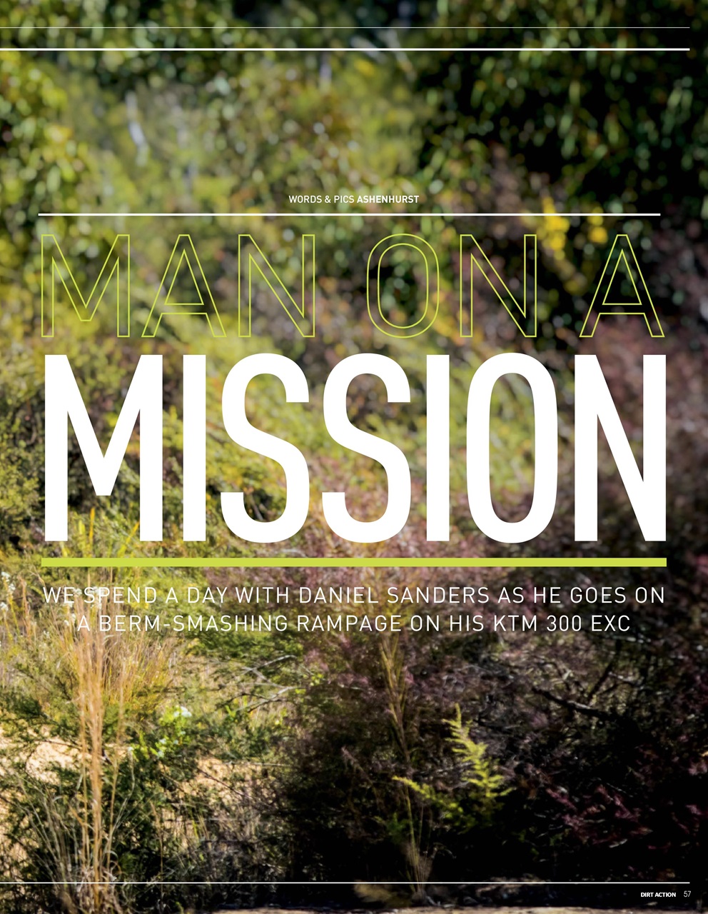 Dirt Action Preview Pages