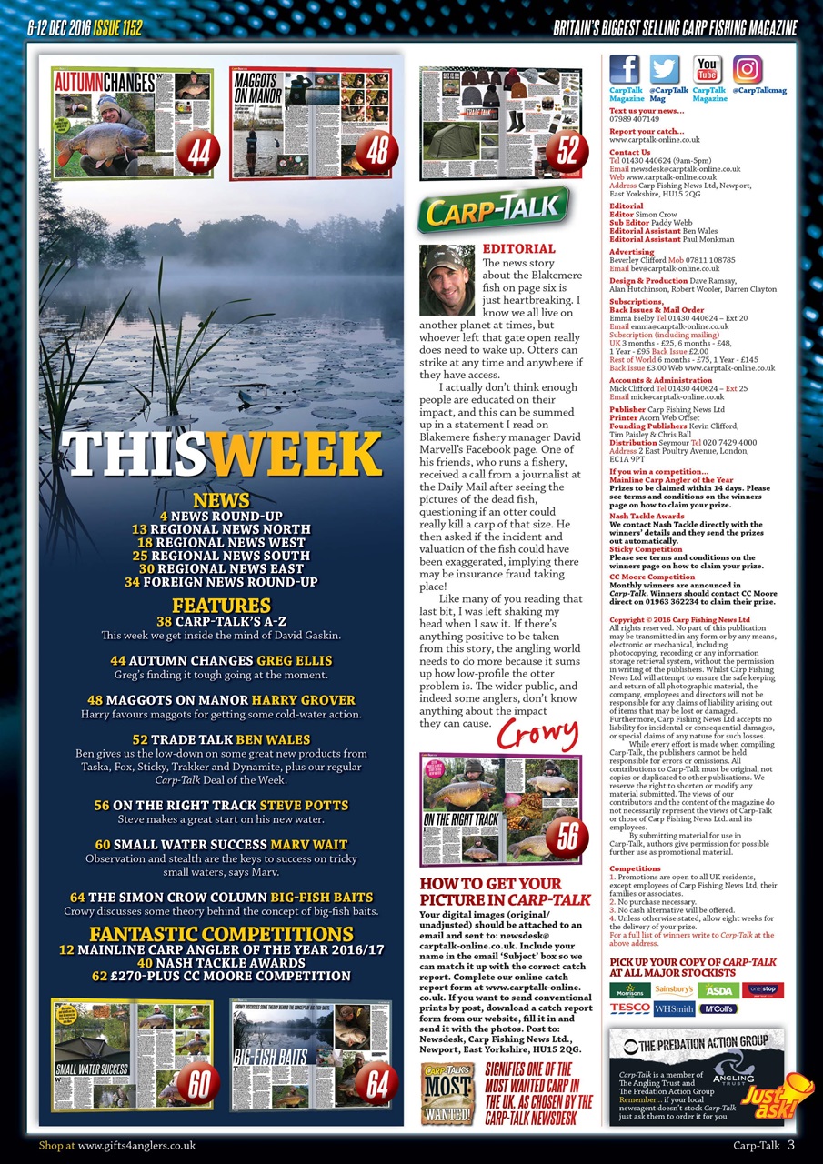 Carp-Talk Preview Pages