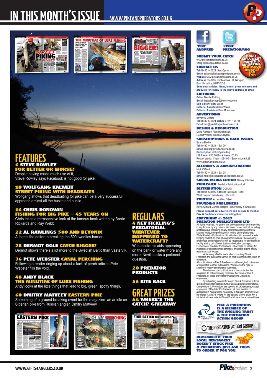 Pike & Predators Preview Pages