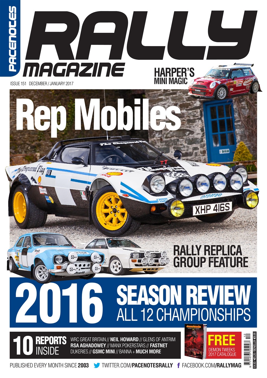 Pacenotes Rally magazine Preview Pages