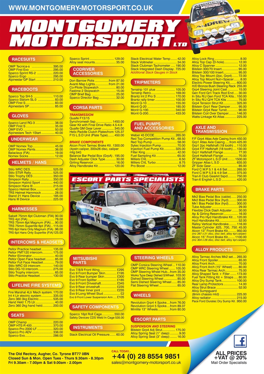 Pacenotes Rally magazine Preview Pages