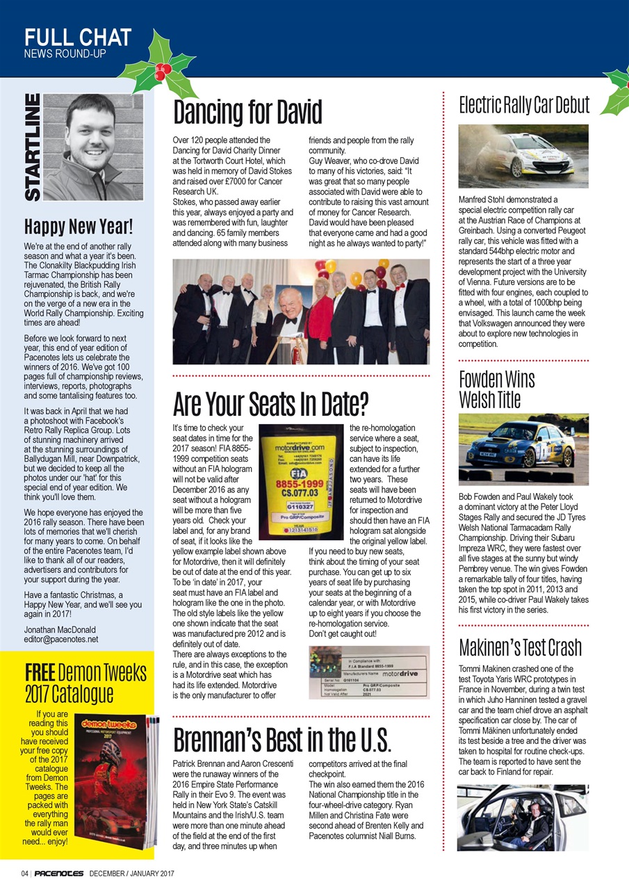 Pacenotes Rally magazine Preview Pages