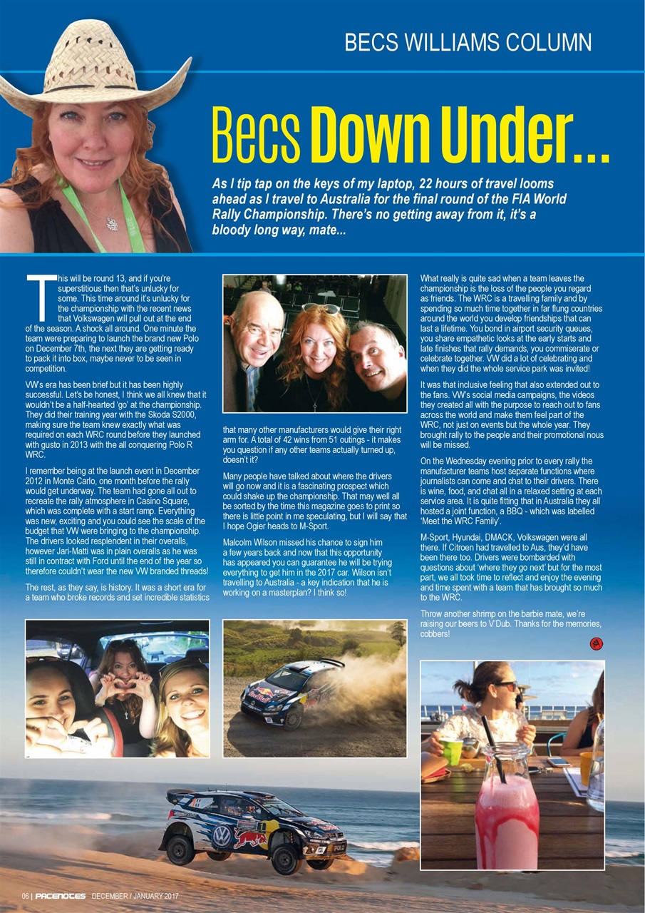 Pacenotes Rally magazine Preview Pages