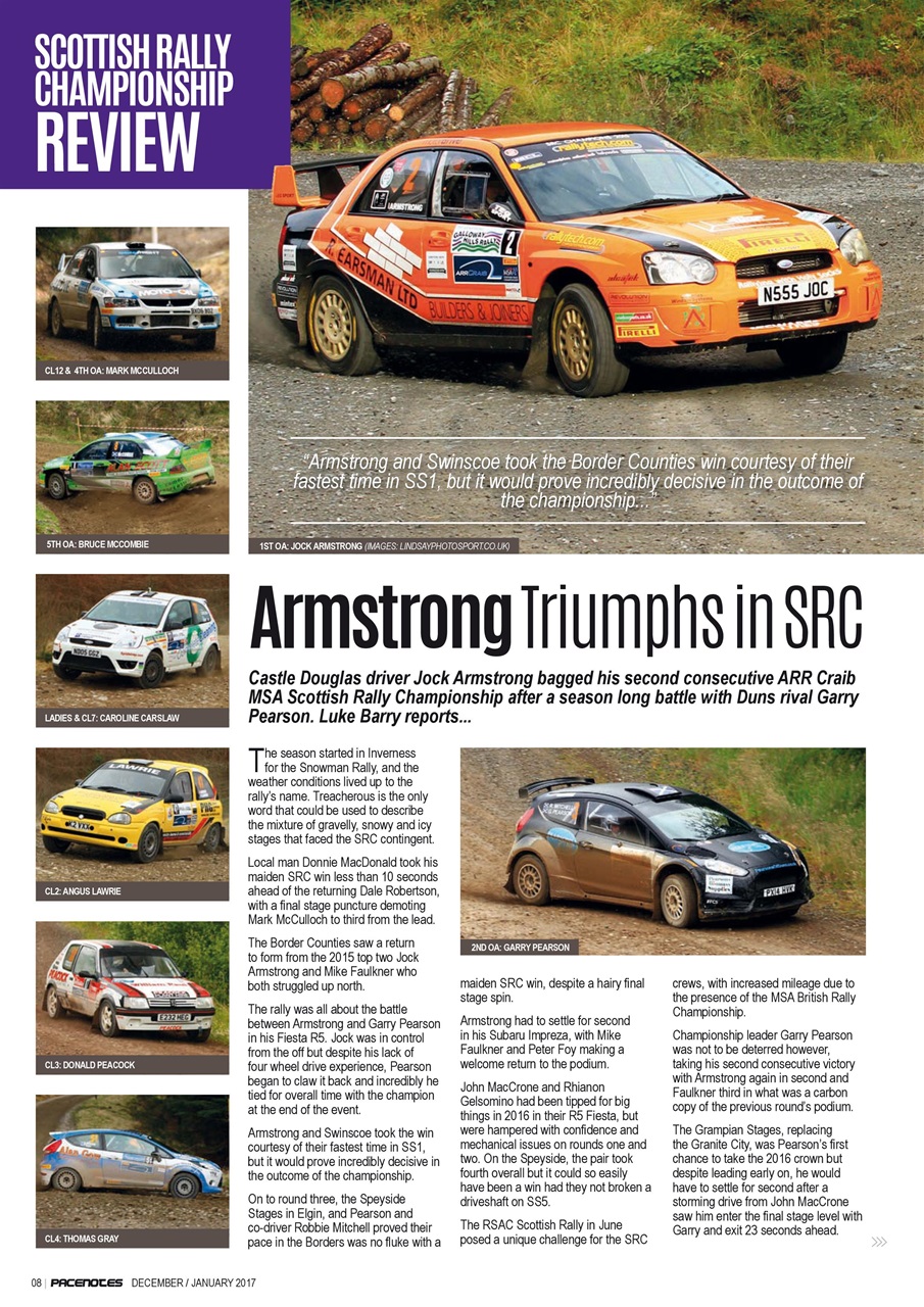 Pacenotes Rally magazine Preview Pages