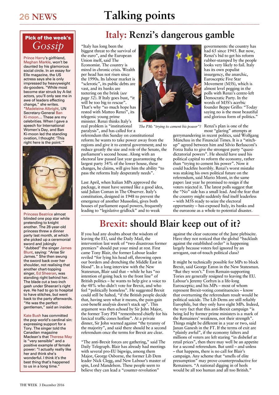 The Week Preview Pages