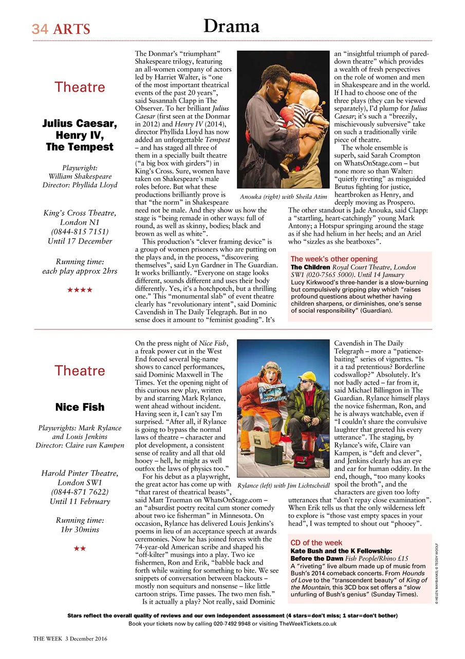 The Week Preview Pages