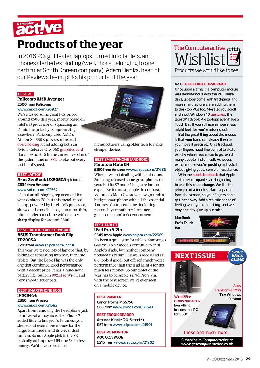 Computer Active Preview Pages