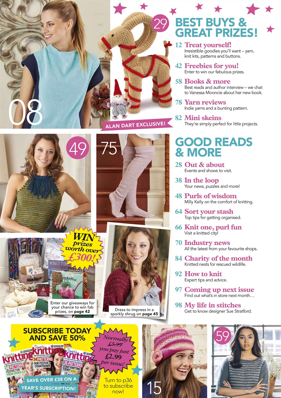 Simply Knitting Preview Pages