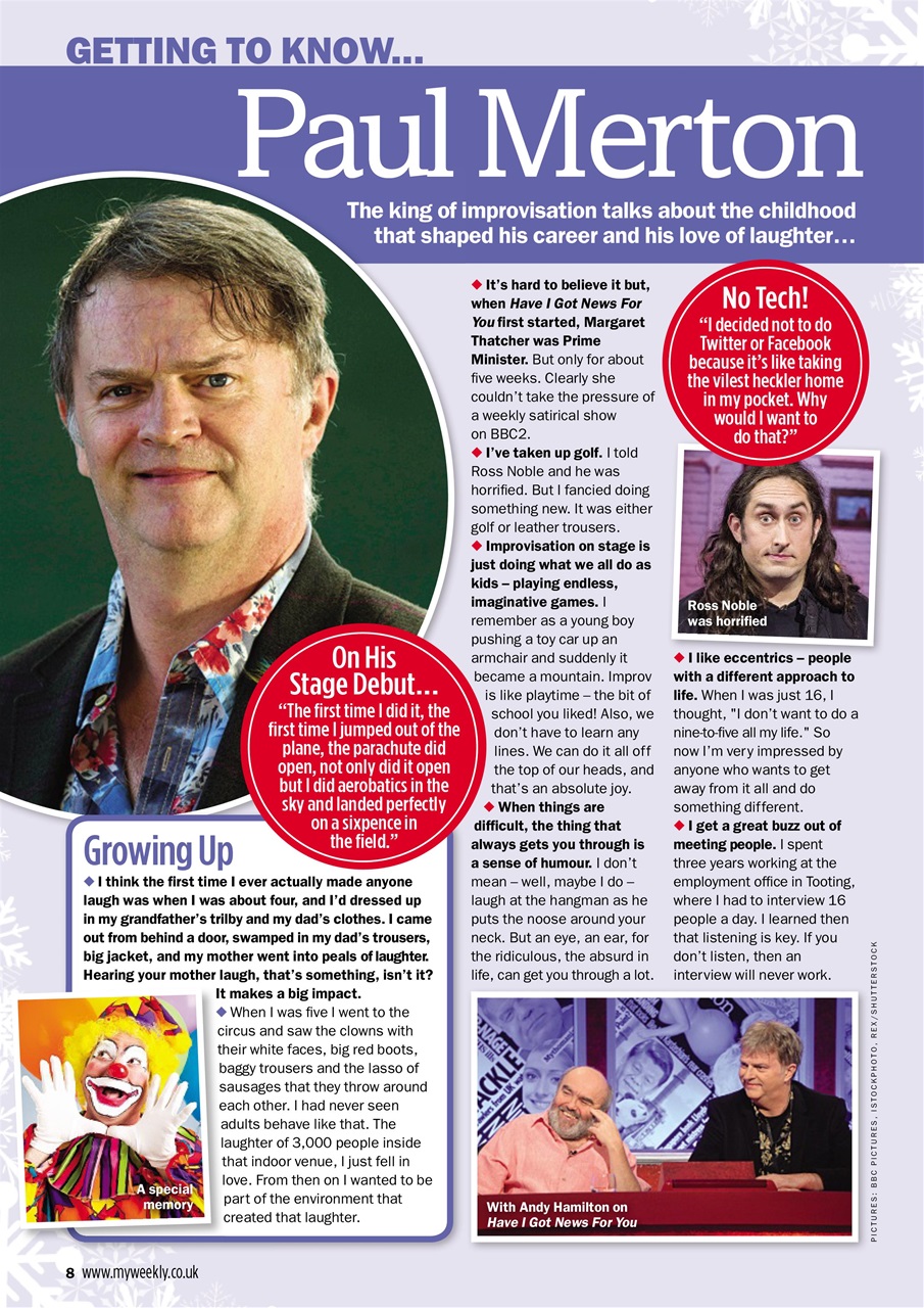 My Weekly Preview Pages