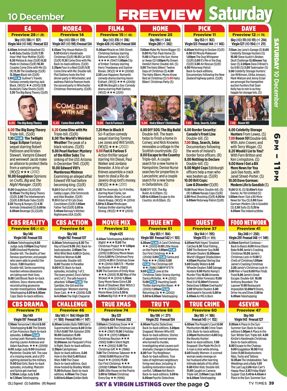 TV Times Preview Pages