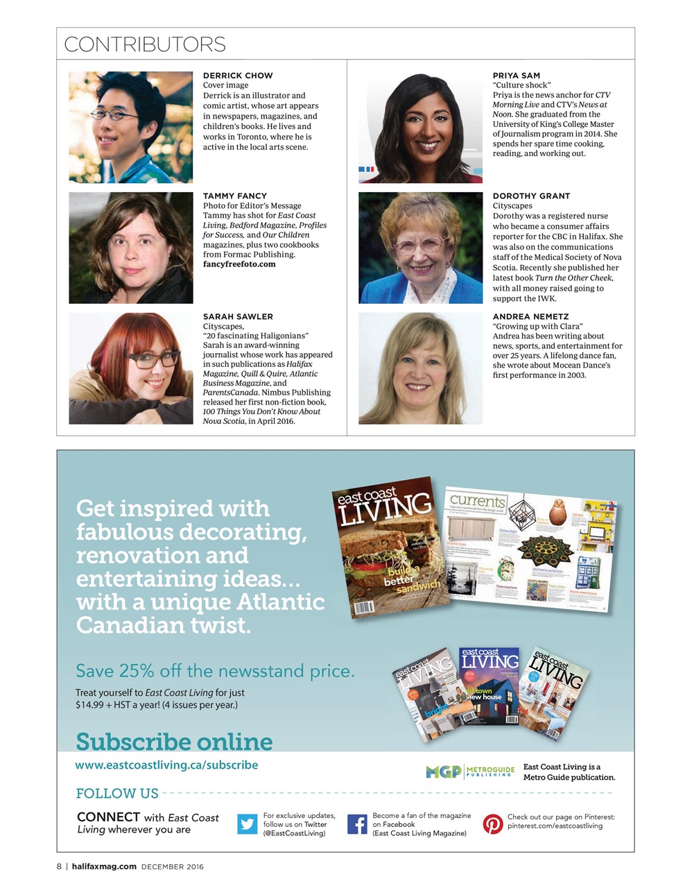 Halifax Magazine Preview Pages