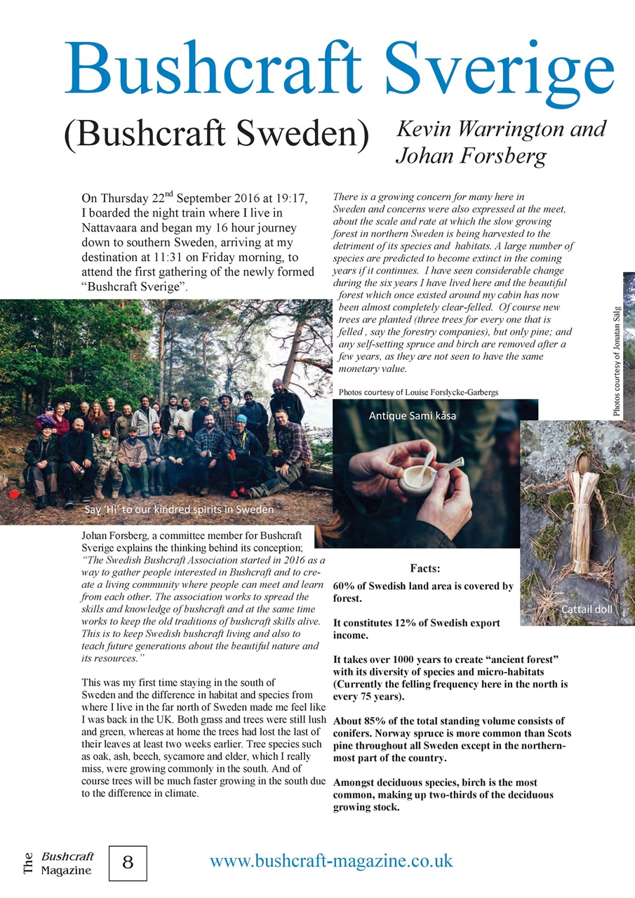 Bushcraft Magazine Preview Pages