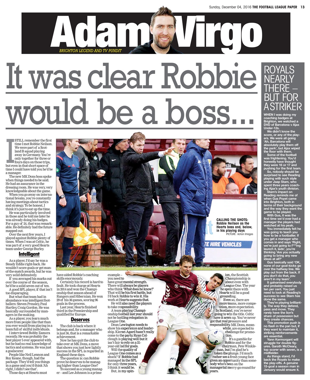 The Football League Paper Preview Pages