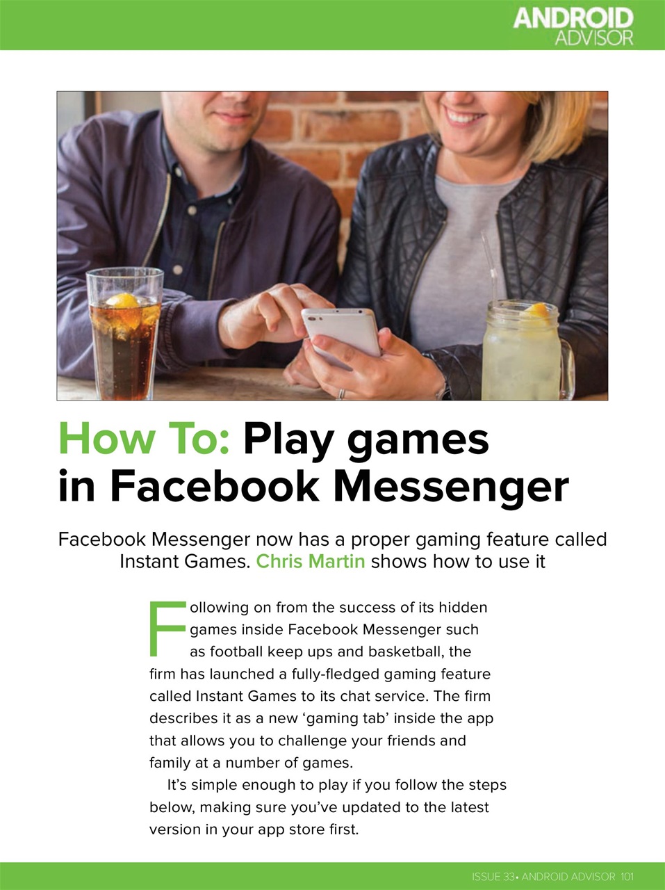 Android Advisor Preview Pages