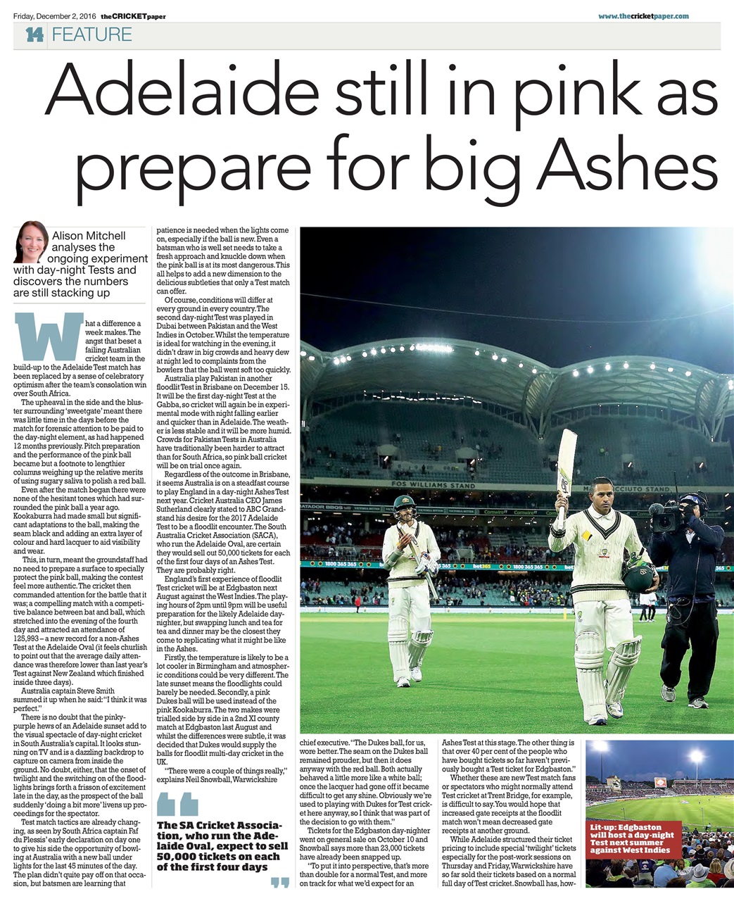 The Cricket Paper Preview Pages