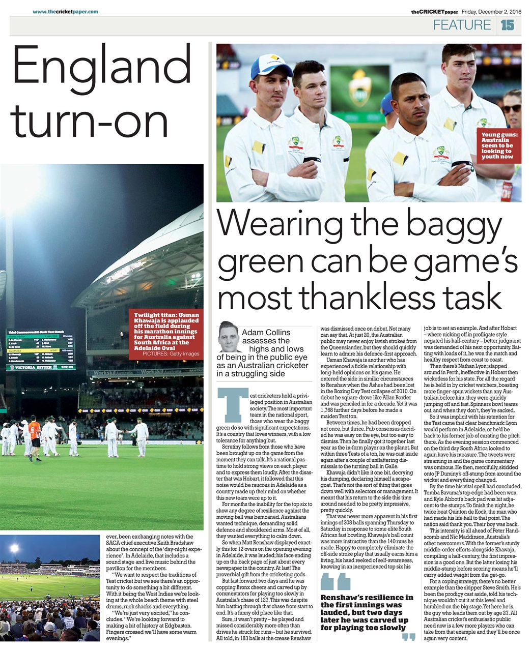 The Cricket Paper Preview Pages