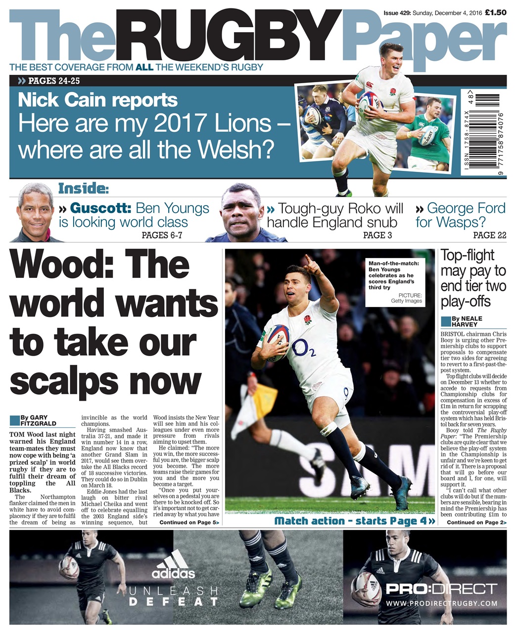 The Rugby Paper Preview Pages